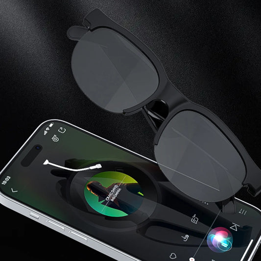 AI Intelligent Translation Glasses Built-In Microphone Speakers Earphone Glasses Support 144 Languages Sports Driving Sunglasses