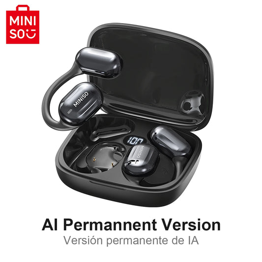 [AI Translator Earphone]  MS162 Bluetooth Translation Earbuds AI Wireless Headphones Office Travel,16Mm Driver Unit
